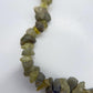 Natural Chrysoberyl Chip Bracelet, Raw Crystal Gemstone Stretch Jewelry