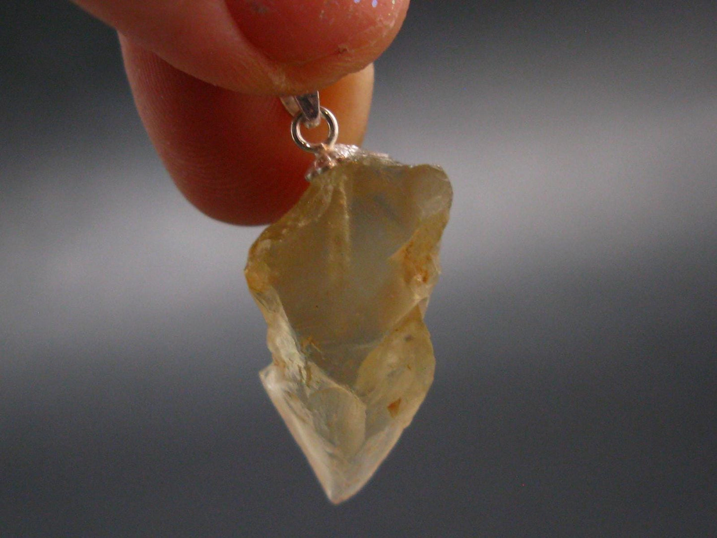 Oregon Sunstone Silver Pendant From USA - 1.2" - 15.55 Carats