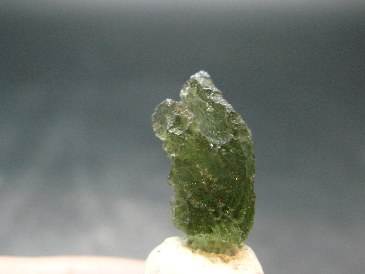 Moldavite Tektite Raw Piece from Czech Republic - 0.7" - 5.85 Carats - 1.17 Grams