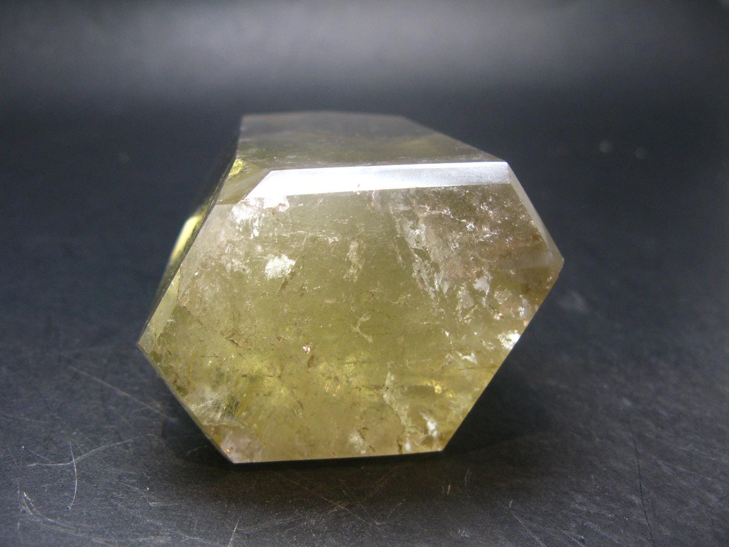 Citrine Unheated Polished Crystal From Brazil - 3.6" - 370.48 Grams
