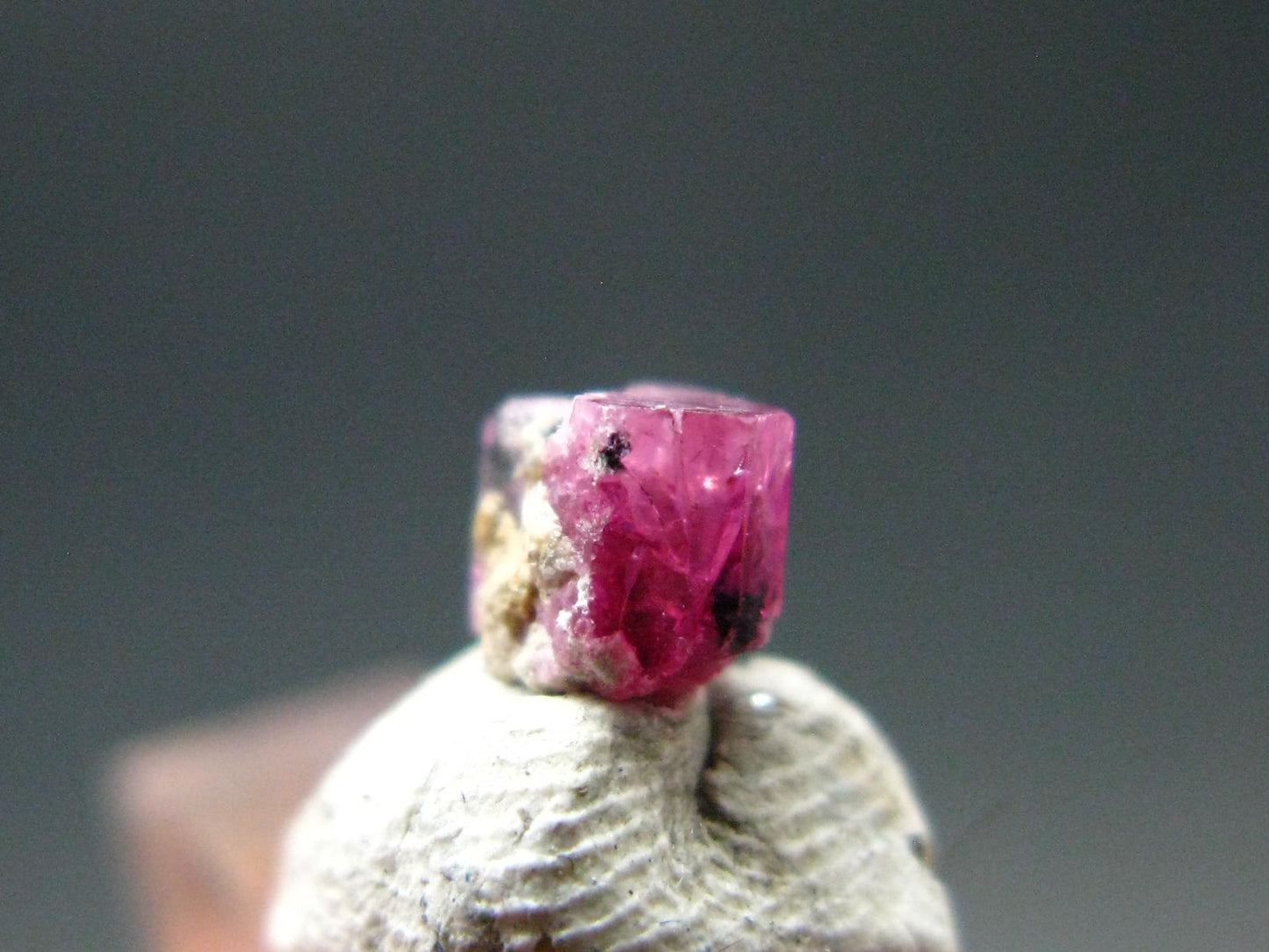 Nice Rare Gem Bixbite Red Emerald Beryl Crystal From Utah USA - 0.36 Carats