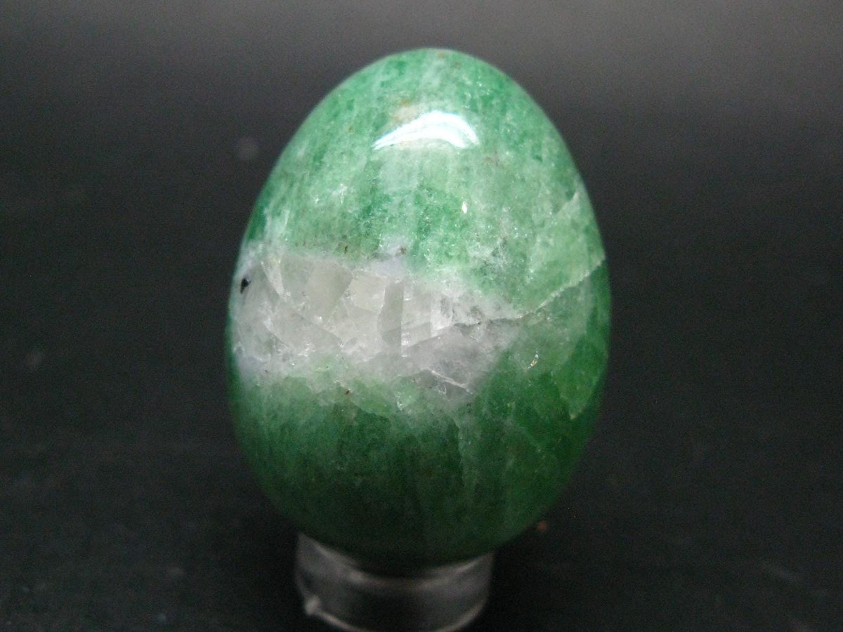 Gem Tsavorite Garnet Egg From Tanzania - 59.11 Grams - 1.6"