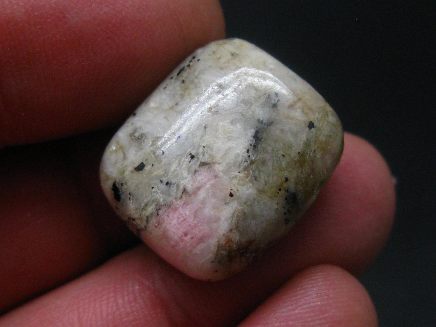 Rare Pink Tugtupite Metal Free Pendant From Greenland - 0.8" - 7.21 Grams