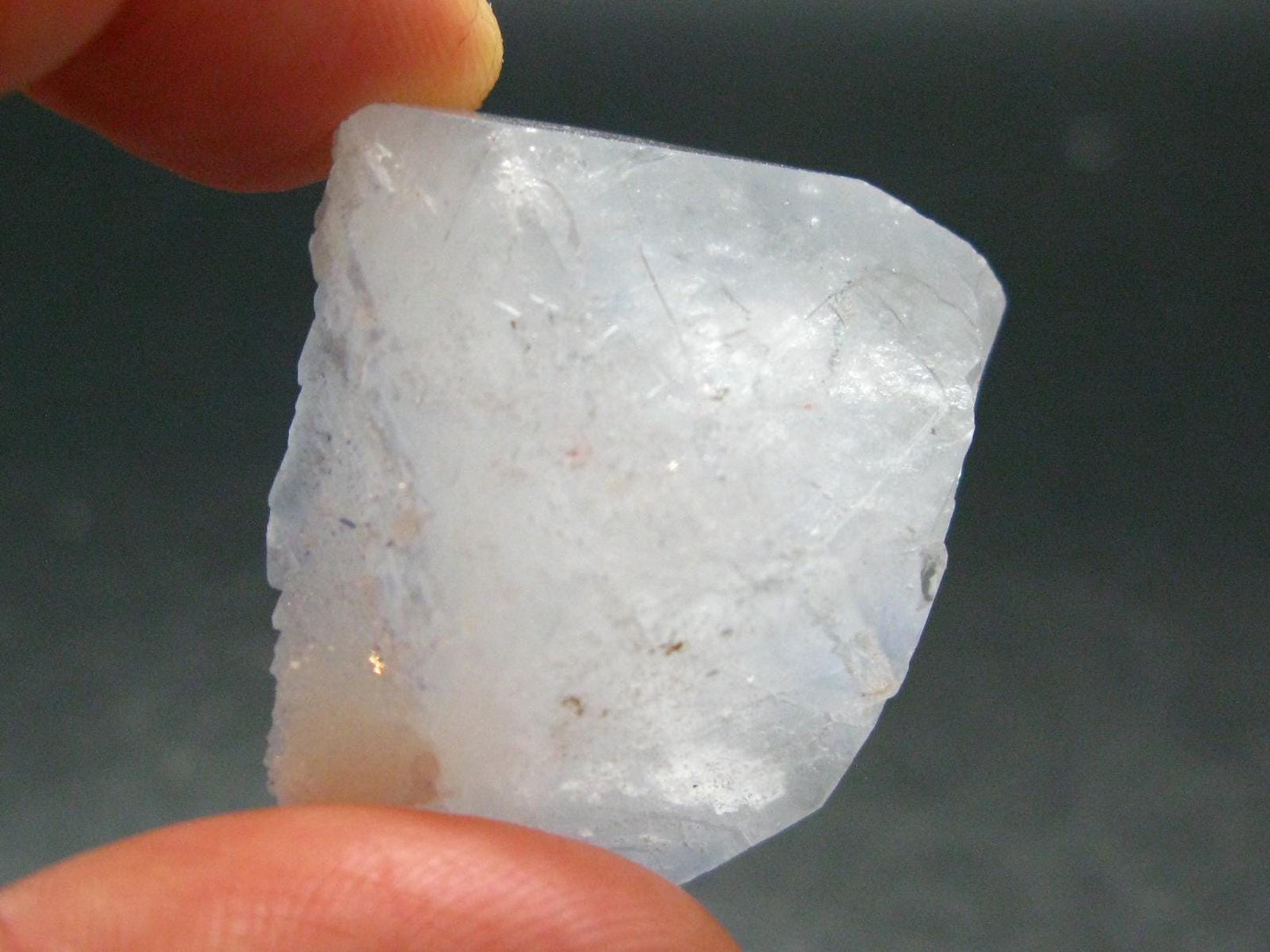 Dumortierite In Quartz Crystal From Brazil - 1.2" - 18.72 Grams