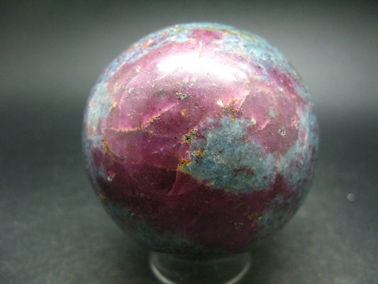 Ruby & Kyanite Sphere Ball From India - 2.5"