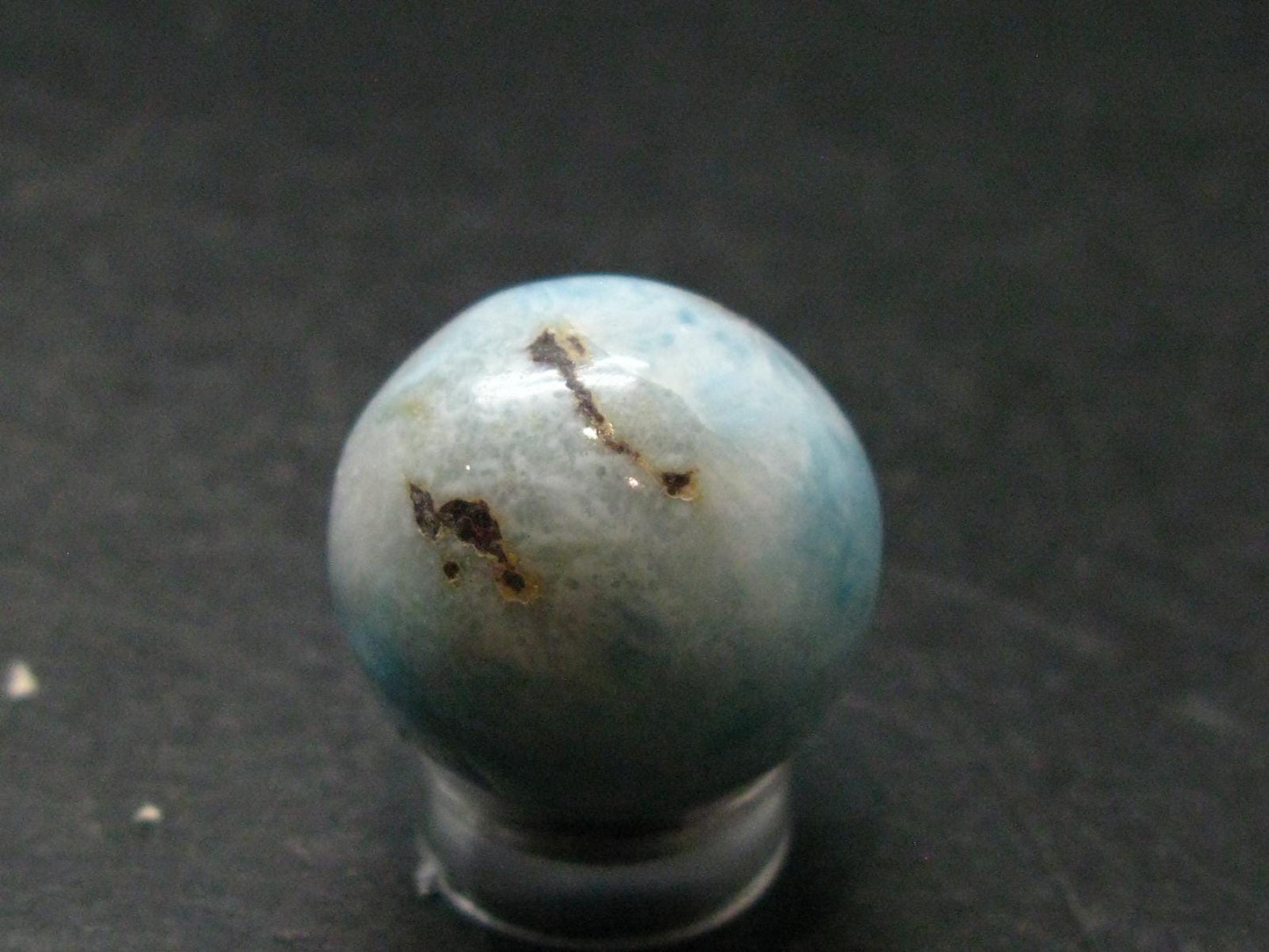 Larimar Sphere From Dominican Republic - 0.9" - 14.10 Grams