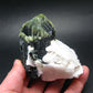 Green Tourmaline (Vanadium Dravite) Crystal on Albite From Tanzania - 3.5" - 416 Grams