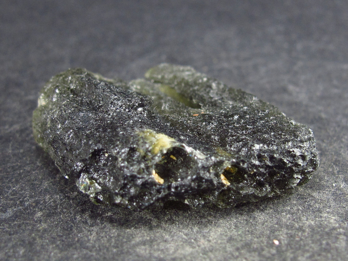 Moldavite Tektite Raw Piece from Czech Republic - 1.2" - 35.00 Carats - 7.00 Grams