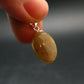 Yellow Sapphire Silver Pendant From Sri Lanka - 0.9" - 15.0 Carats