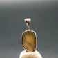 Phenakite Phenacite Crystal Silver Pendant From Brazil - 0.7" - 1.12 Grams