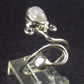 Natural Oval Shaped Glow From Inside Moonstone 925 Silver Ring - Size Adjustable - 2.9 Grams