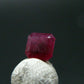 Beautiful Rare Gem Bixbite Red Beryl Emerald Cut Stone From Utah USA - 0.41 Carats - 4.4x4.3mm