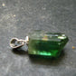 Gem Watermelon Tourmaline Crystal Silver Pendant From Brazil - 0.8" - 2.05 Grams