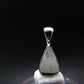 Raw Rare Natrolite Crystal Silver Pendant From Russia - 0.5" - 0.72 Grams