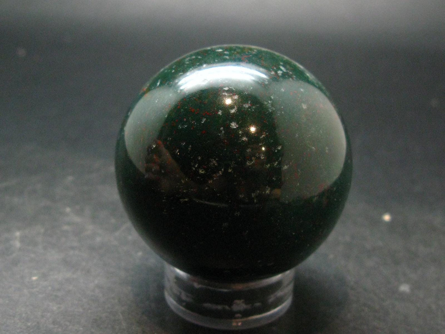 Bloodstone Sphere From India - 2.1" - 210.20 Grams