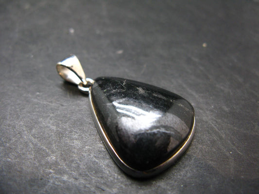 Rare ISUA Stone Silver Pendant From Greenland - 1.5" - 8.48 Grams