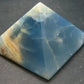 Lemurian Aquatine Blue Calcite Pyramid - 2.3" - 140.54 Grams