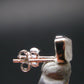 Natrolite Stud Earrings Sterling Silver From Russia - 1.15 Grams