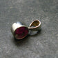 Ruby Crystal Silver Pendant from Africa - 0.5" - 0.64 Grams