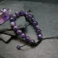 Amethyst Genuine Bracelet ~ 7 Inches ~ 10mm Round Beads - w/ Drawstring