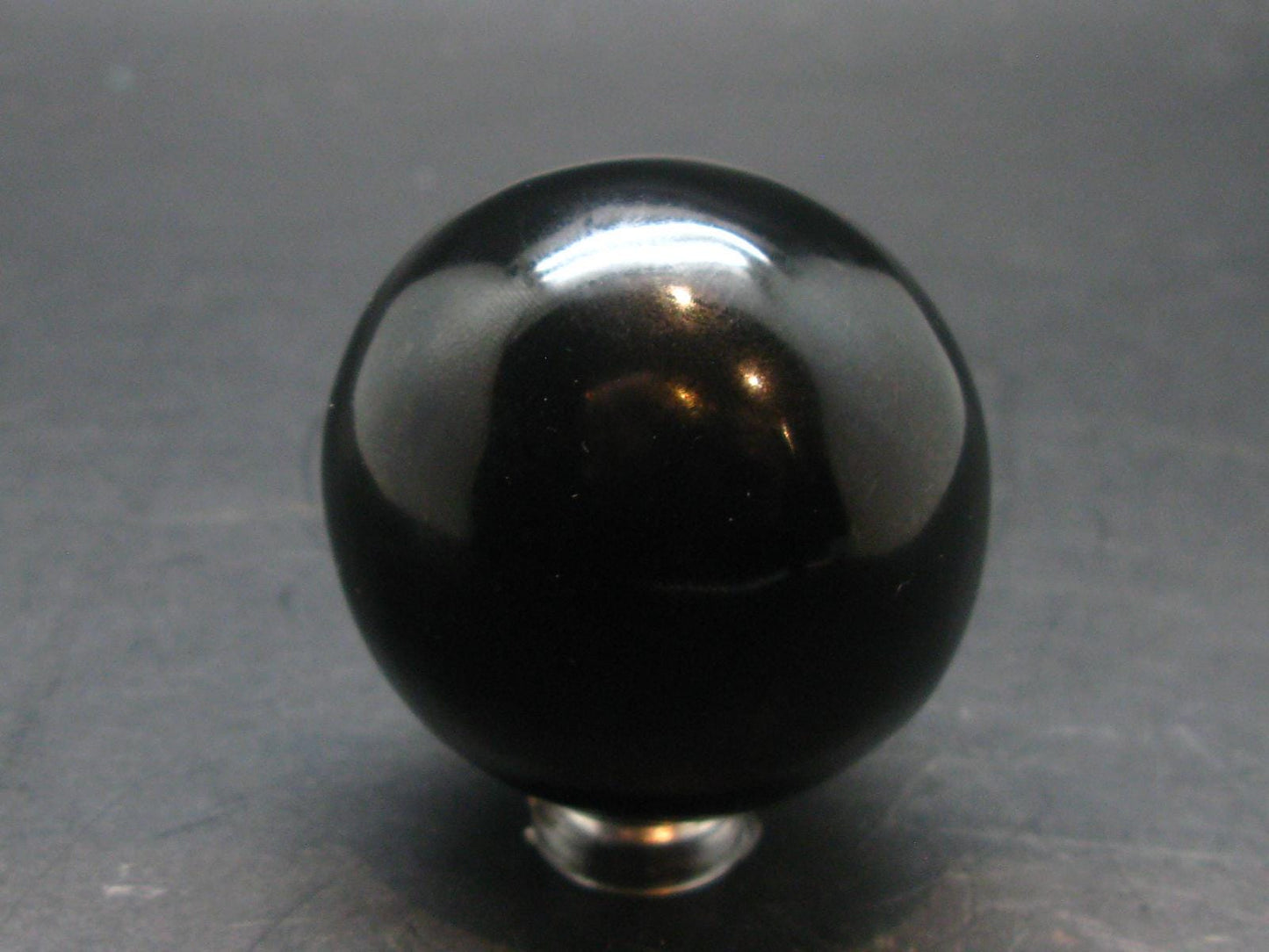 Black Obsidian Polished Stone From Mexico - 1.8"