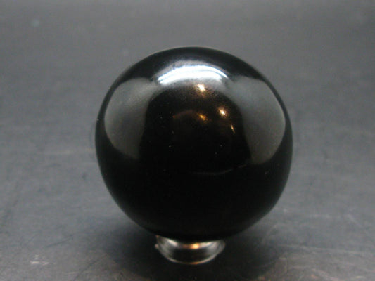 Black Obsidian Polished Stone From Mexico - 1.8"
