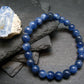 Blue Kyanite Genuine Bracelet ~ 7 Inches ~ 8mm Round Beads