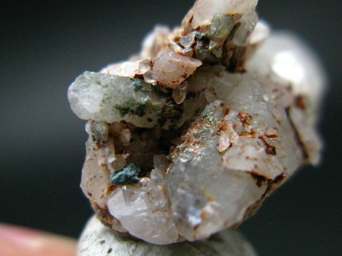 Ajoite In Quartz Crystal From South Africa - 0.6" - 18.80 Carats