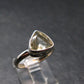 Libyan Desert Glass Tektite Sterling Silver Ring from Libya - Size 7 - 3.01 Grams