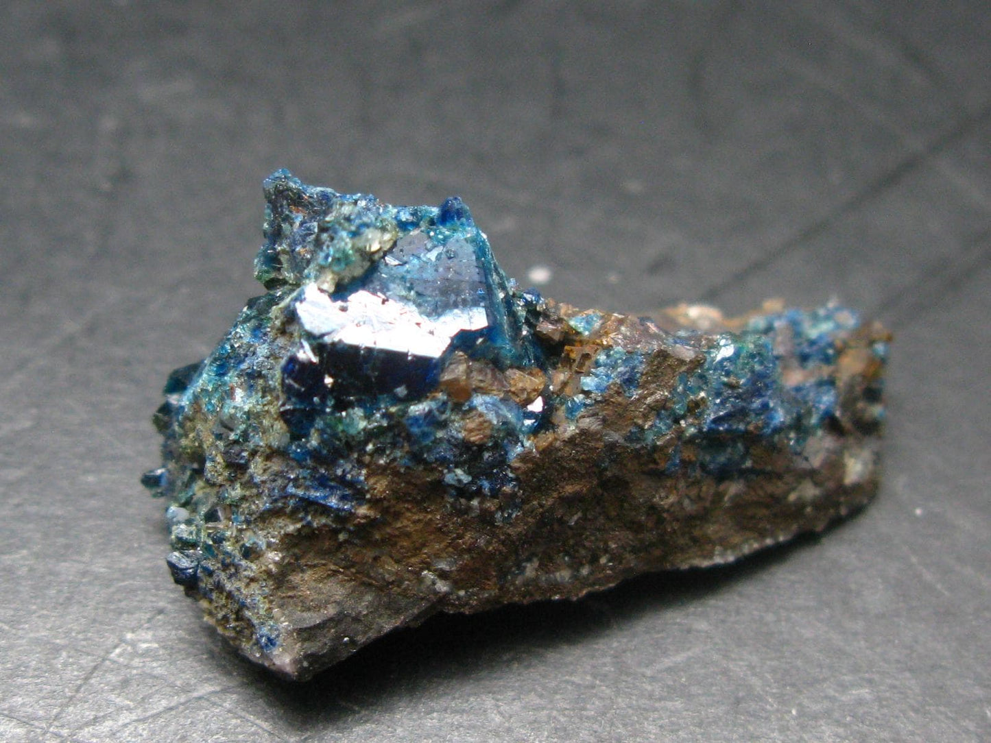 Lazulite & Siderite Cluster From Canada - 1.4" - 11.62 Grams
