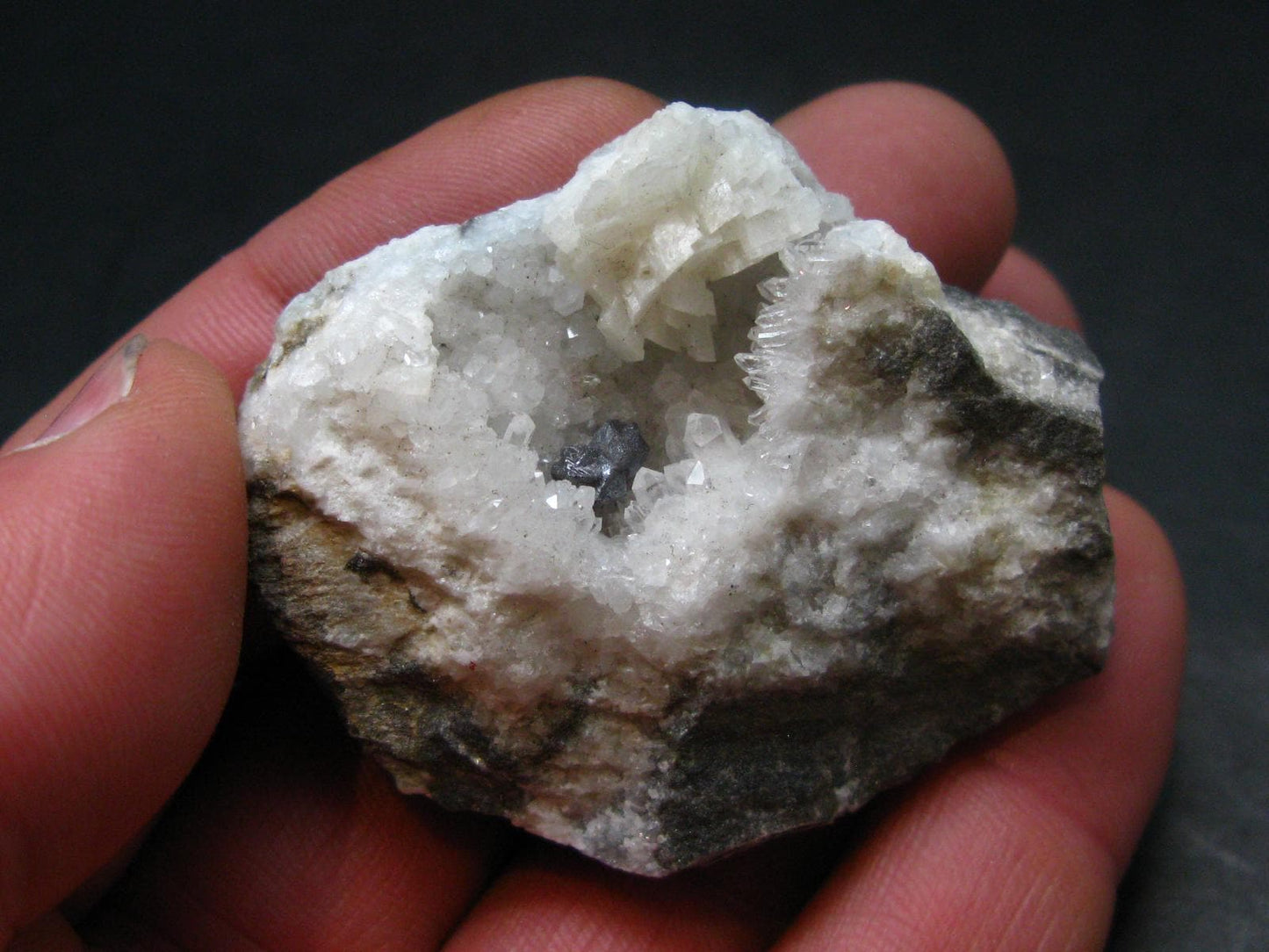 Cinnabar Cluster Matrix from China - 2.1" - 47.59 Grams