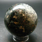Nice Polished Seraphinite Clinochlore Sphere From Russia - 2.5"