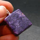 Rare High-Quality Charoite Pendant In SS From Russia - 1.1" - 7.36 Grams