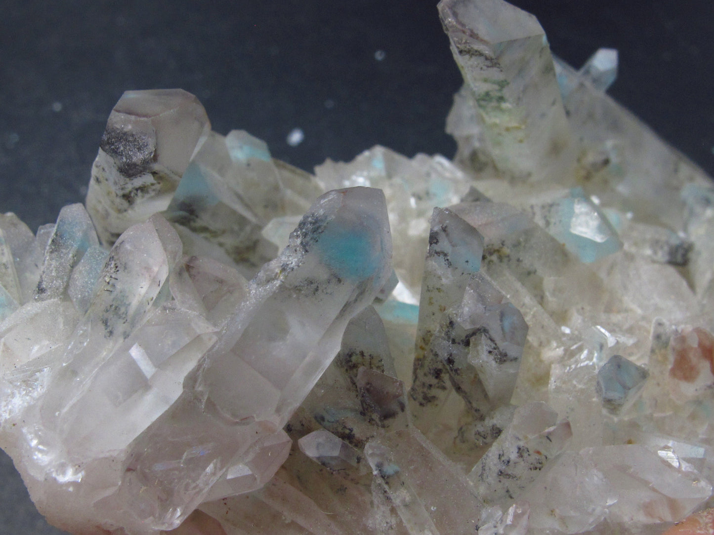 Rare Ajoite in Quartz Cluster from South Africa - 3.7" - 126.5 Grams