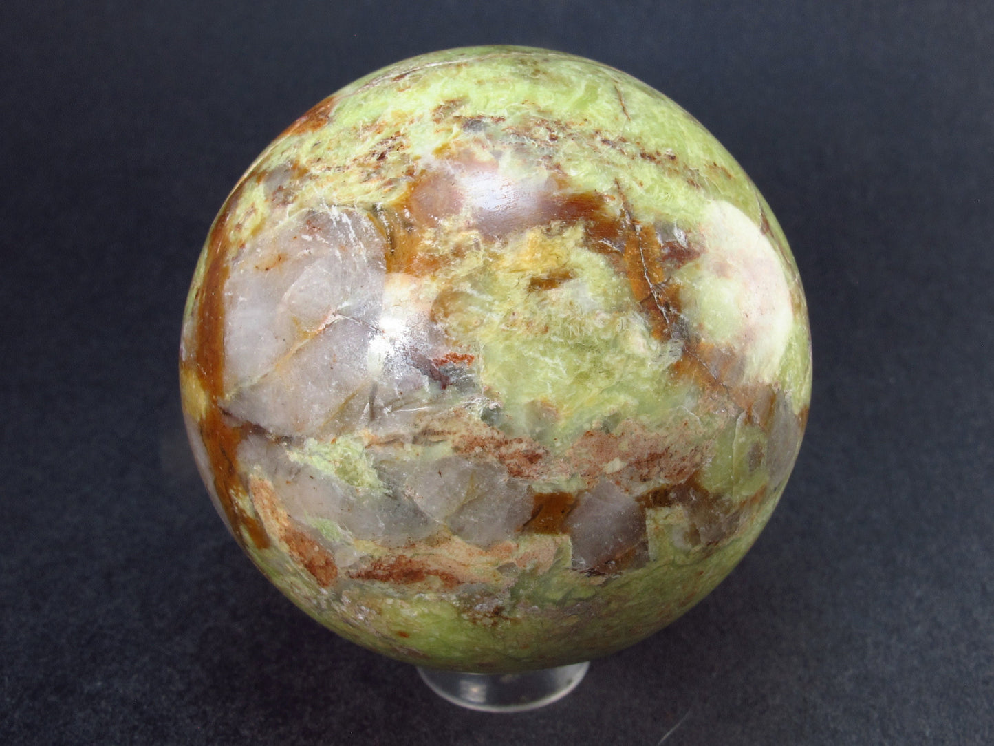 Rare Green Opal Sphere From Peru- 1.9" - 128 Grams
