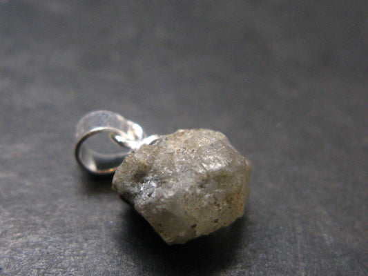 Phenakite Phenacite Crystal Silver Pendant from Russia - 0.5" - 0.88 Grams