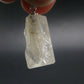 Nice Terminated Danburite Crystal Silver Pendant from Russia - 1.1" - 3.72 Grams
