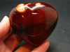 Carnelian Agate Heart From Madagascar - 2.2"