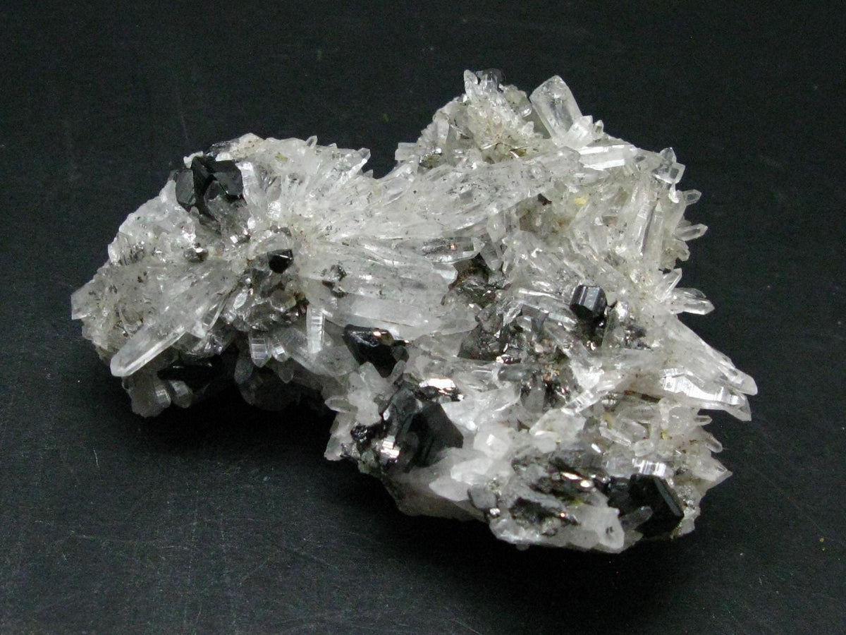 Cassiterite & Quartz Cluster From Bolivia - 3.6" - 171.41 Grams