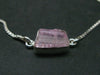 Pink Tanzanite Silver Bracelet From Tanzania - 3.24 Grams - Adjustable length