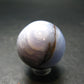 Rare Blue Lace Holly Chalcedony Agate Sphere From Malawi - 1.4"