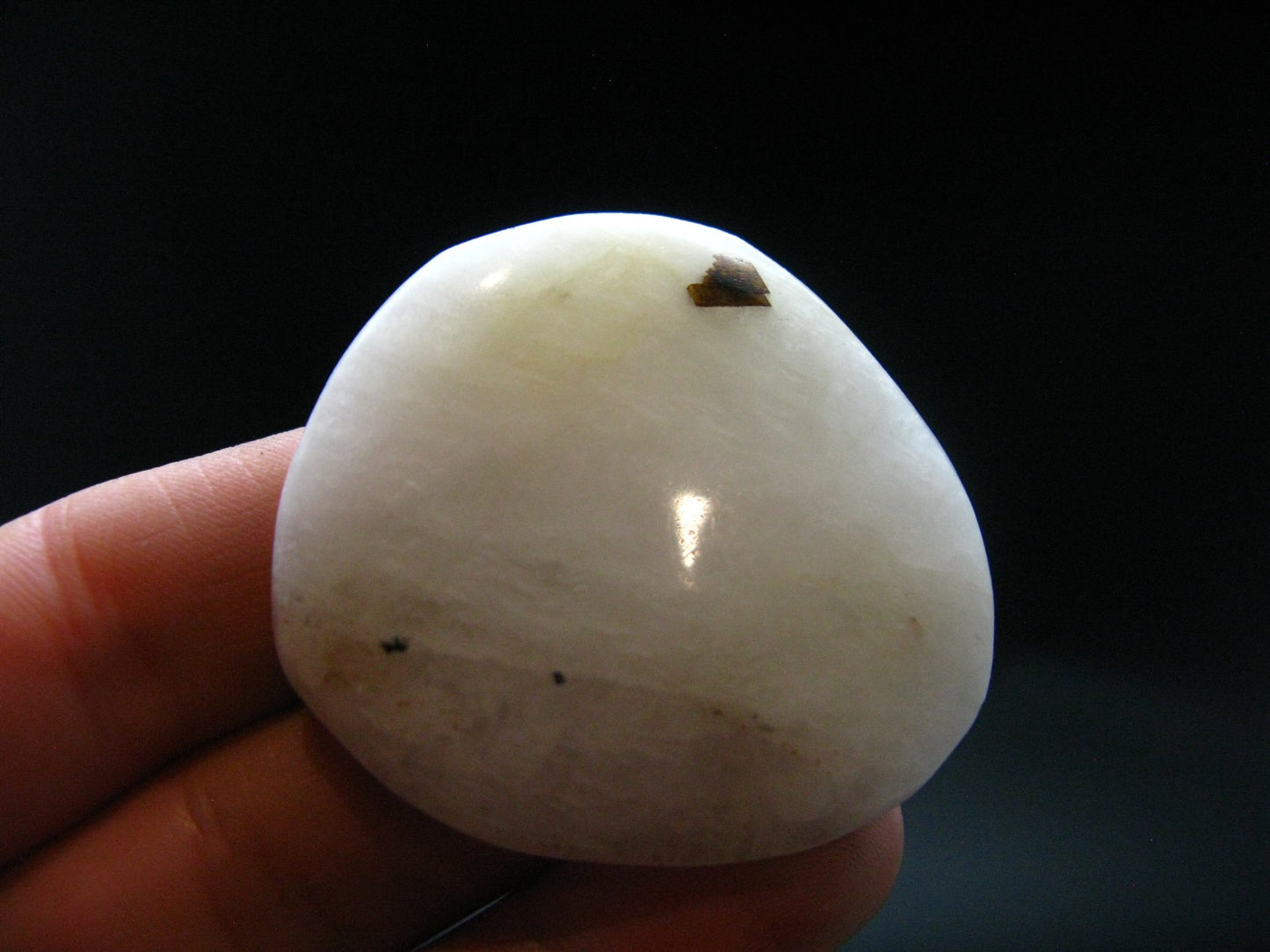 Rare Cryolite Tumbled Stone From Greenland - 1.7" - 24.72 Grams