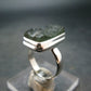 Labradorite Peacock Blue Silver Ring From Madagascar - 6.4 Grams - Size 7