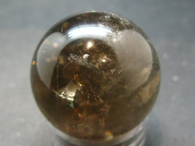 Natural color Smoky Quartz Sphere From Brazil - 1.4"