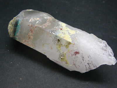 Rare Ajoite In Terminated Quartz Crystal from South Africa - 3.7" - 121 Grams