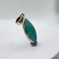 Grandidierite Pendant Marquise Cabochon Blue Green Gemstone Silver Necklace Natural Crystal Jewelry