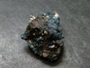 Heaven Stone!! Wet-Look Indigo Blue Lazulite Cluster Silver Pendant From Canada - 1.2" - 9.71 Grams