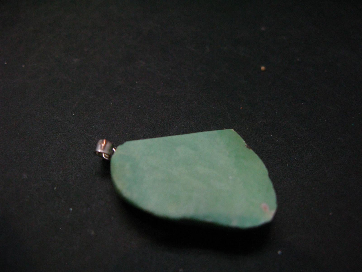 Rare Variscite Sterling Silver Pendant From Utah - 1.4" - 5.32 Grams