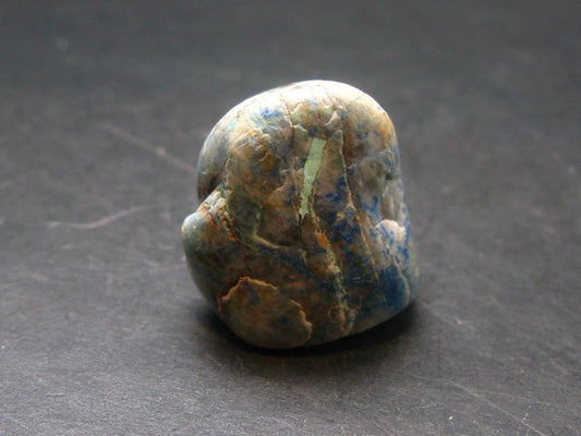Quantum Quattro Tumbled Malachite Dioptase Shattuckite Chrysocola Stone - 1.0" - 19.63 Grams