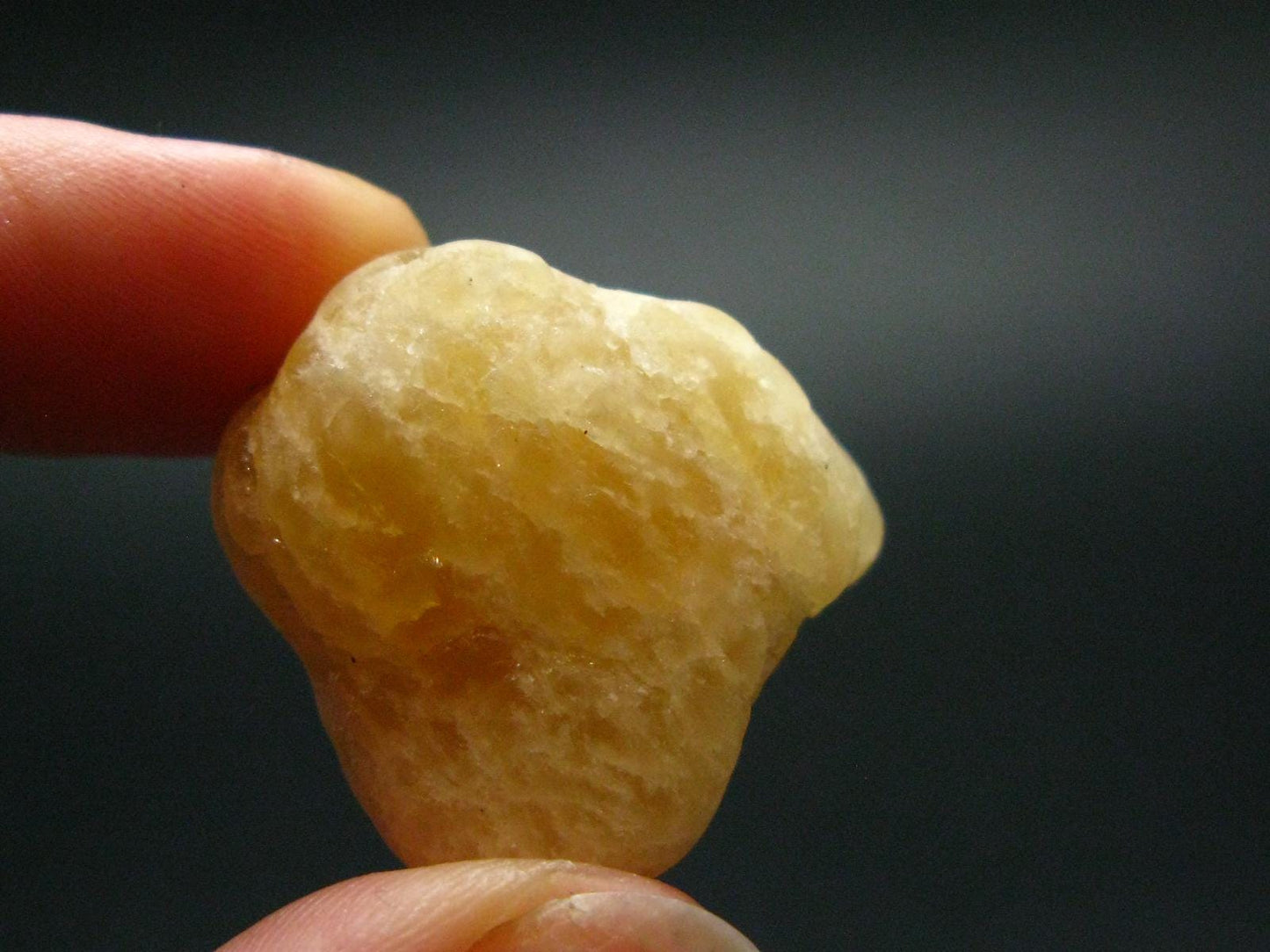 Very Nice Raw Agni Gold Danburite Tumbled Stone from Tanzania - 1.0" - 16.68 Grams